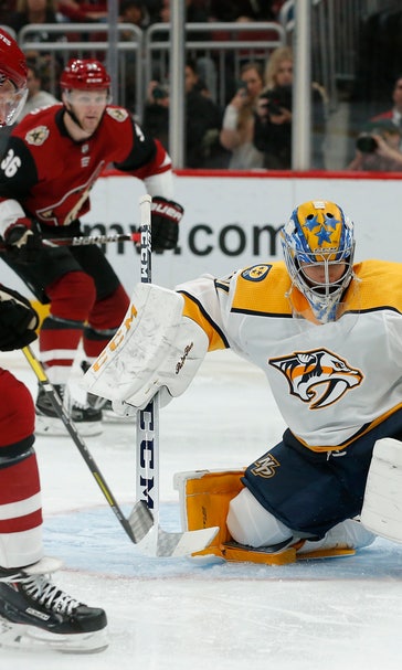 Kessel scores twice, leads Coyotes past Predators 5-2